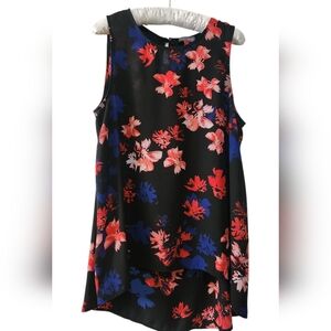Vince Camuto | Floral Print Sleeveless Top